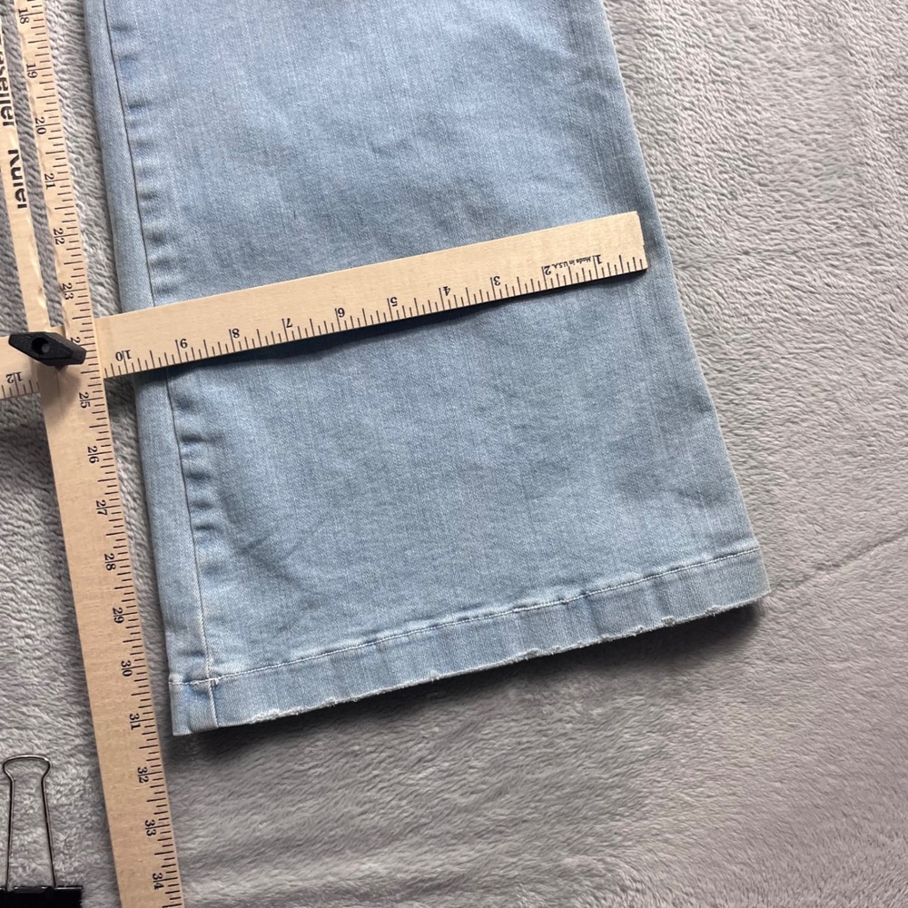 Spanx Flare Jeans Light Wash Pull On High Rise Denim 20348R Womens Size 2XL Tall - Picture 7 of 12